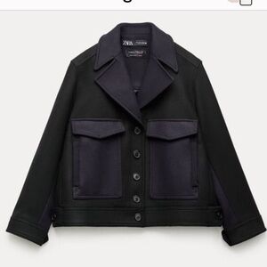 NWT ZARA oversized MANTECO  WOOL
 COAT  XL
🚨PRICE FIRM NO DISCOUNT